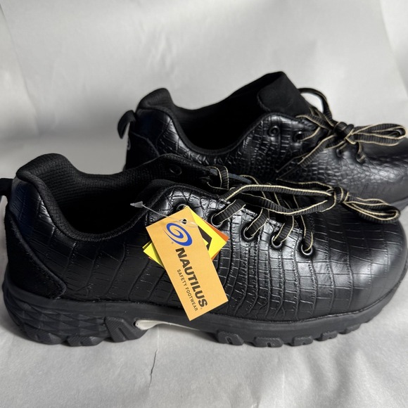 Nautilus N1074 Spark Oxford Safety Shoes Work Leather Steel Toe Women's Sz 8.5 - Picture 10 of 16